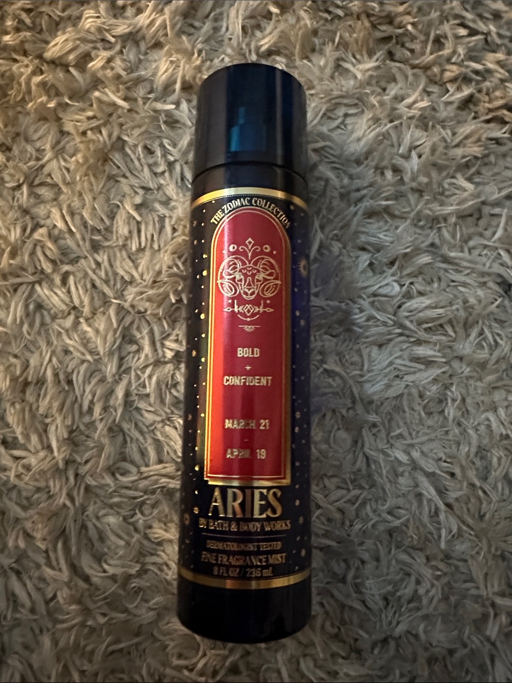 Bath & Body Works ARIES Zodiac Fine Fragrance Mist - Black & Red
